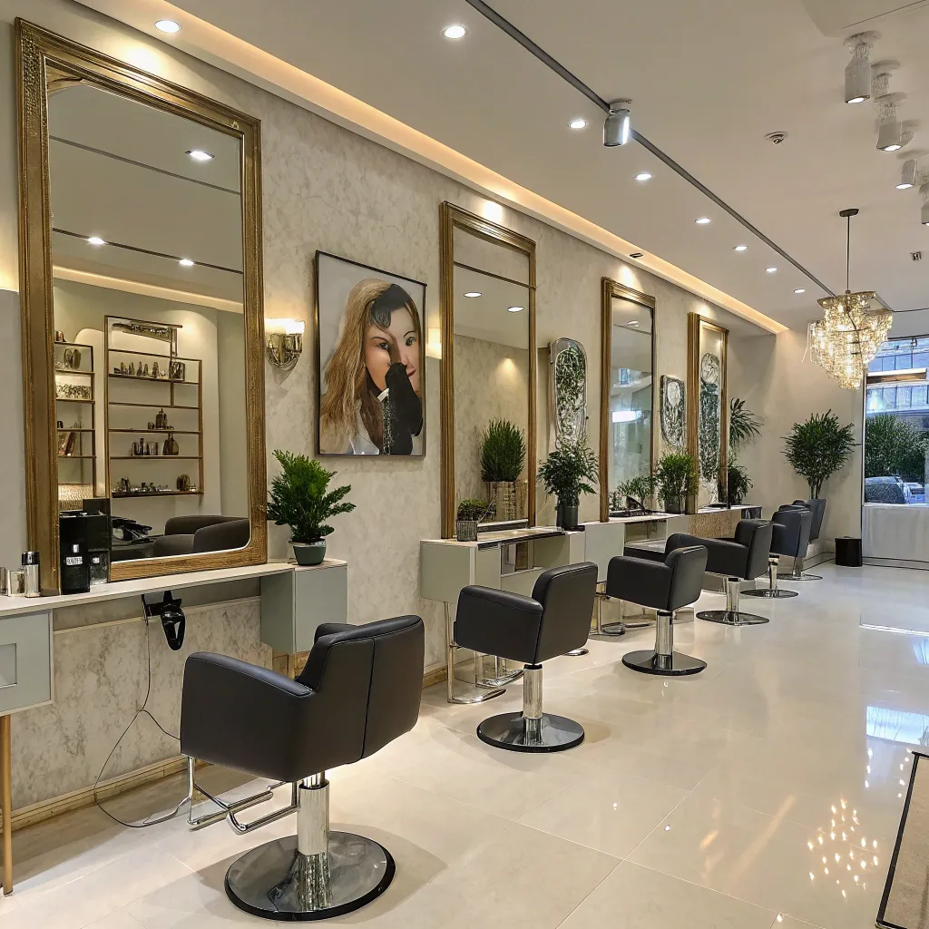 Interior of NUVAREXILON Hair Salon